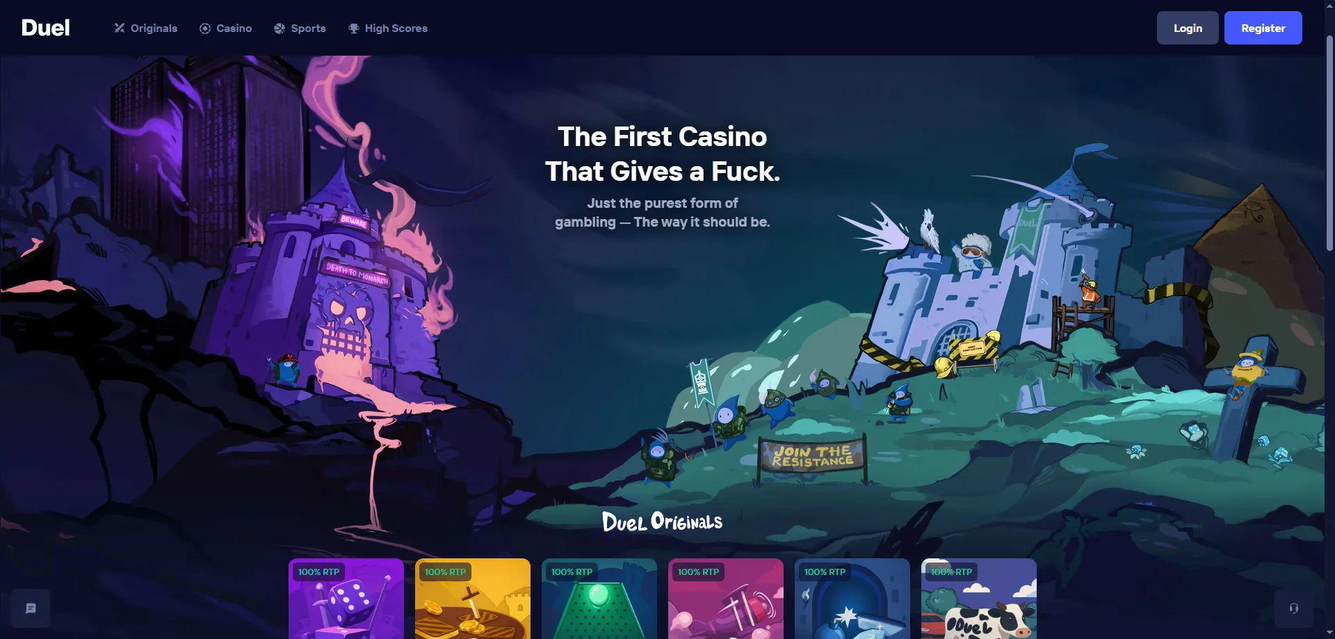 Duel Casino lobi sa više od 5000 igara za igrače